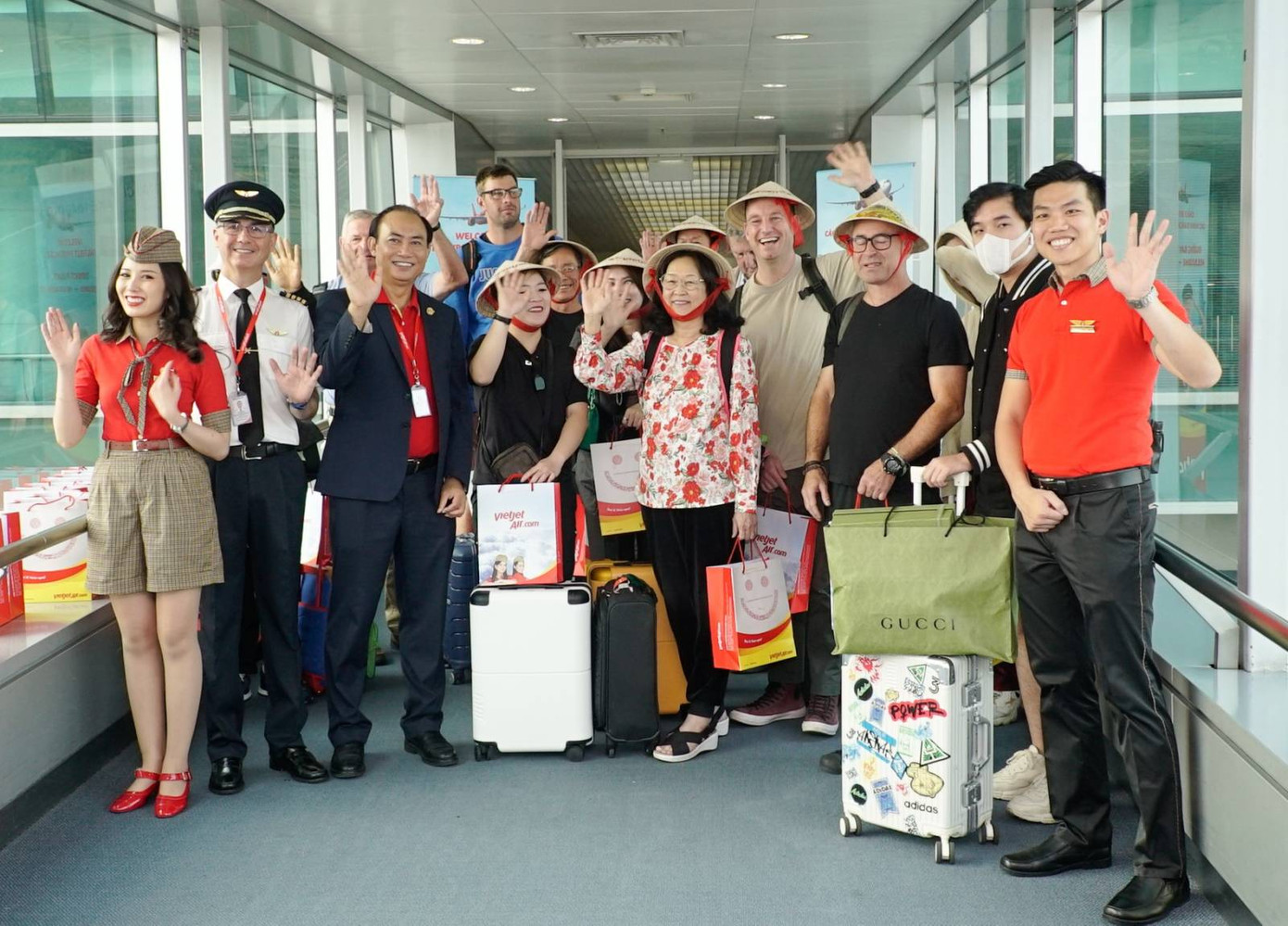 Chuyến bay đầu tiên đến Úc của Vietjet đạt 100% tỉ lệ lấp đầy chuyến. Ảnh: Tài Nguyễn Chuyến bay đầu tiên đến Úc của Vietjet đạt 100% tỉ lệ lấp đầy chuyến. Ảnh: Tài Nguyễn