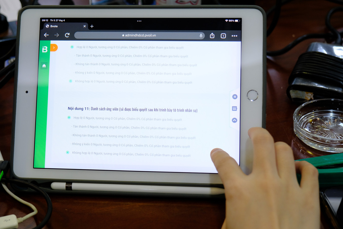 Cổ đông tham gia Đại hội theo hình thức trực tuyến