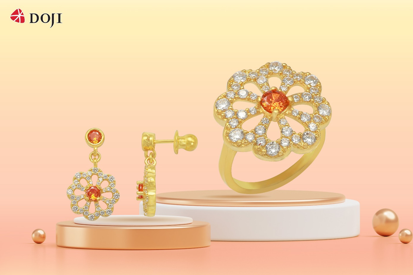 Đánh thức vẻ đẹp tiềm ẩn của thiên nhiên trong thiết kế Trang sức Vàng 24K “Mùa hè rực rỡ”