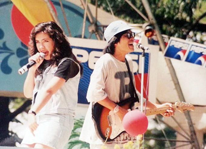 Phương Thảo - Ngọc Lễ trên sân khấu những năm 90.