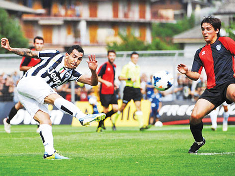 Juventus càng mạnh hơn với Tevez. Ảnh: Juventus.com