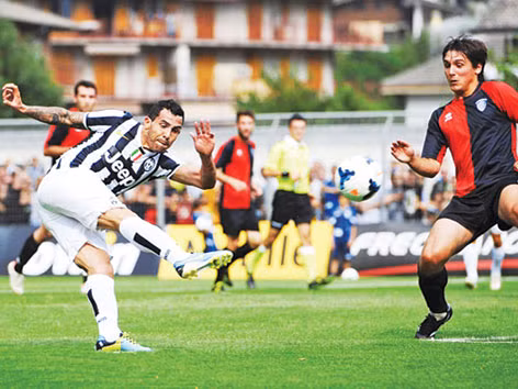 Juventus càng mạnh hơn với Tevez. Ảnh: Juventus.com
