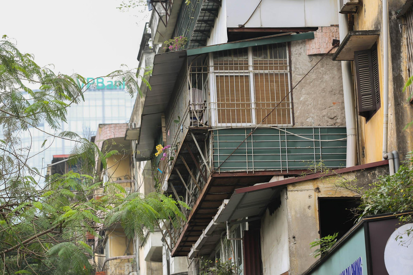 Một số hộ dân quây kín như này để đảm bảo an ninh, chống trộm.