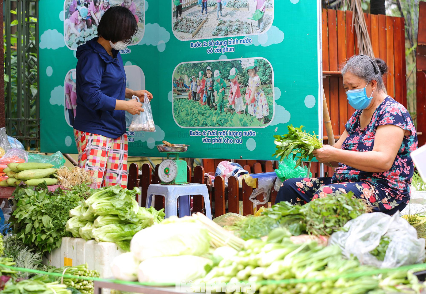 Theo khảo sát nhanh của phòng viên Tiền Phong, các mặt hàng đều được đảm bảo bình ổn giá, không chênh so với thời điểm trước dịch hay tại các chợ truyền thống.