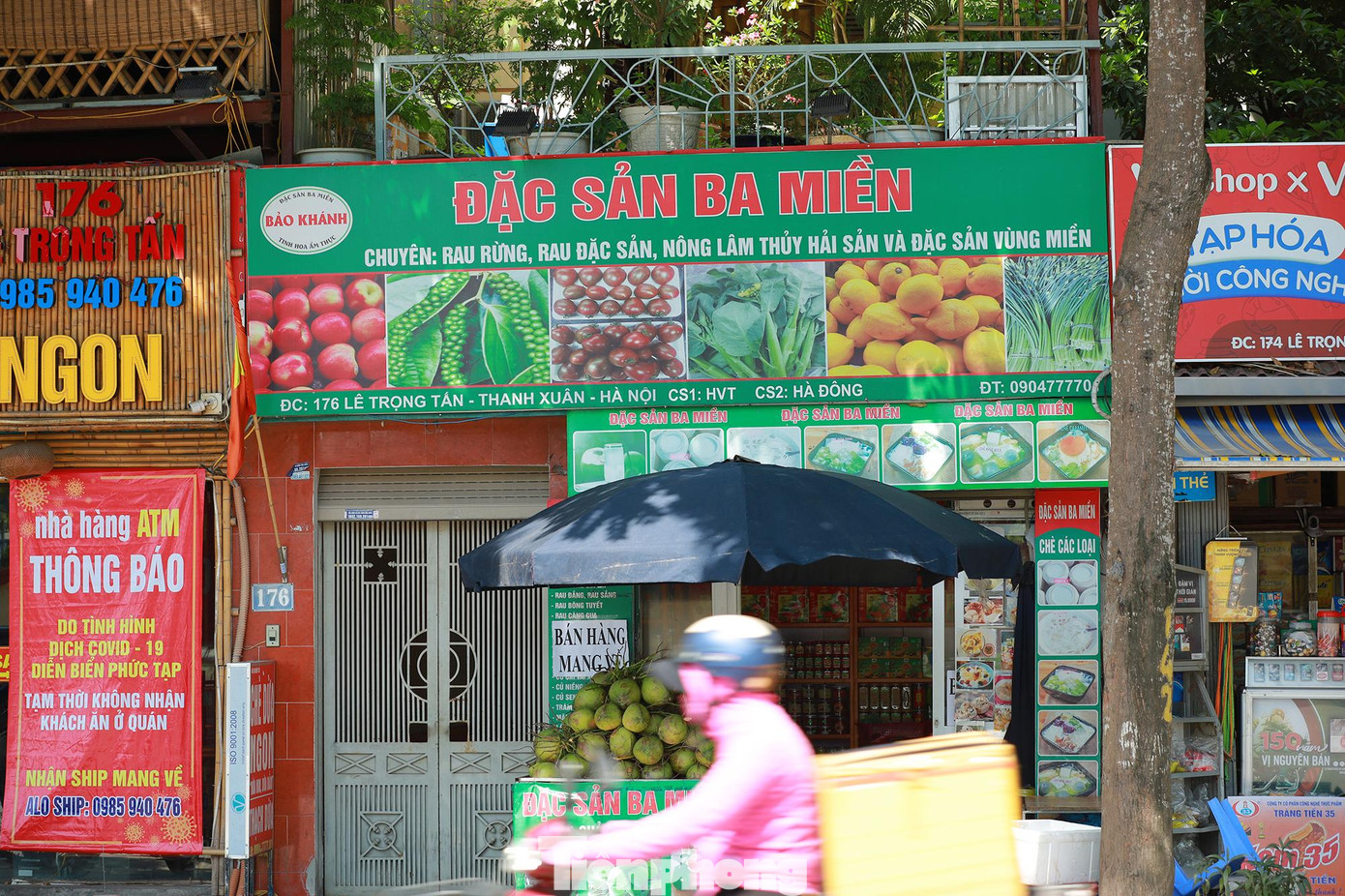 Tuyến đường Lê Trọng Tấn (quận Thanh Xuân, Hà Nội) được thông xe vào cuối tháng 4/2016.