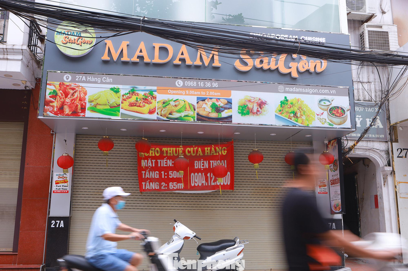 Các cửa hàng ăn uống tiếp tục treo biển cho thuê, sang nhượng lại.