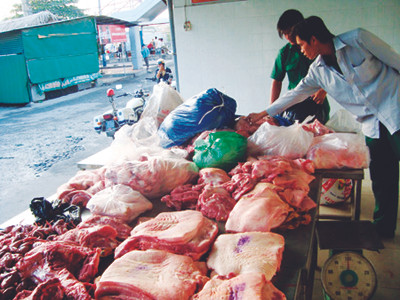 10% vi khuẩn liên cầu lợn týp 2 có mặt trong thịt lợn gây ra căn bệnh nguy hiểm này	Ảnh L.N