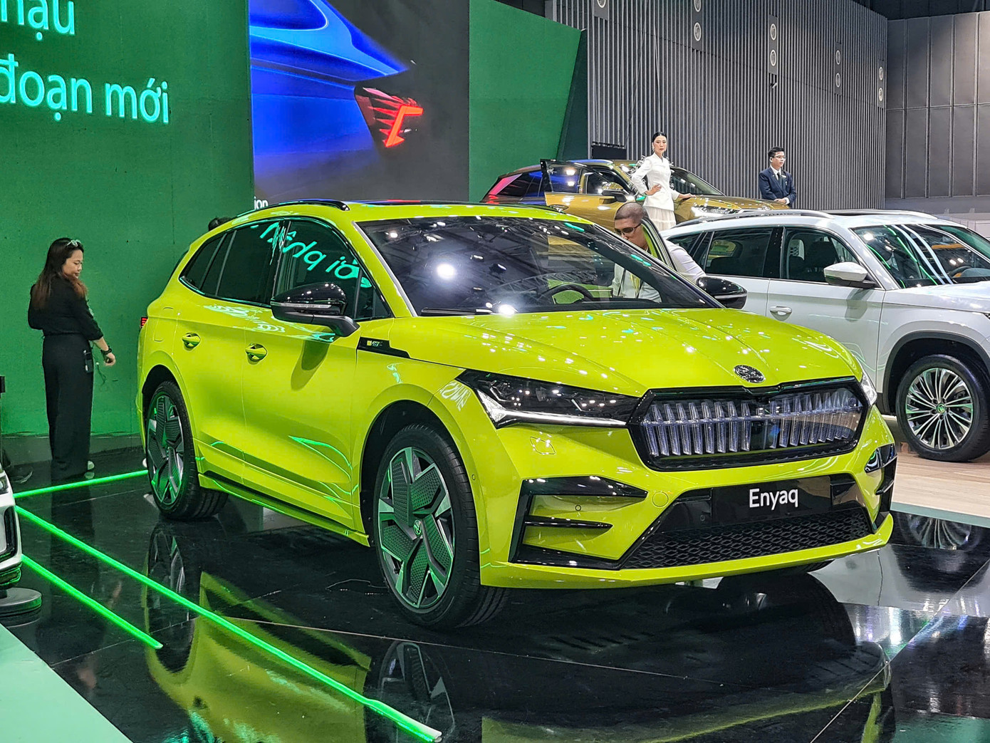 Dòng xe điện Skoda Enyaq chưa có kế hoạch bán ra tại Việt Nam. Ảnh: Tạ Mai