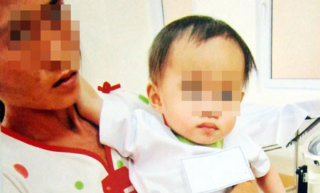 Mẹ con bé Tiên tại Cơ quan Giám định pháp y Bộ Công an tại Đà Nẵng