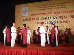 Hát xoan chào mừng đại lễ nghìn năm Thăng Long Hà Nội