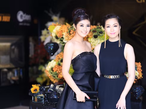Ngọc Hân và Thùy Trang đọ vẻ quyến rũ trong sắc đen bí ẩn
