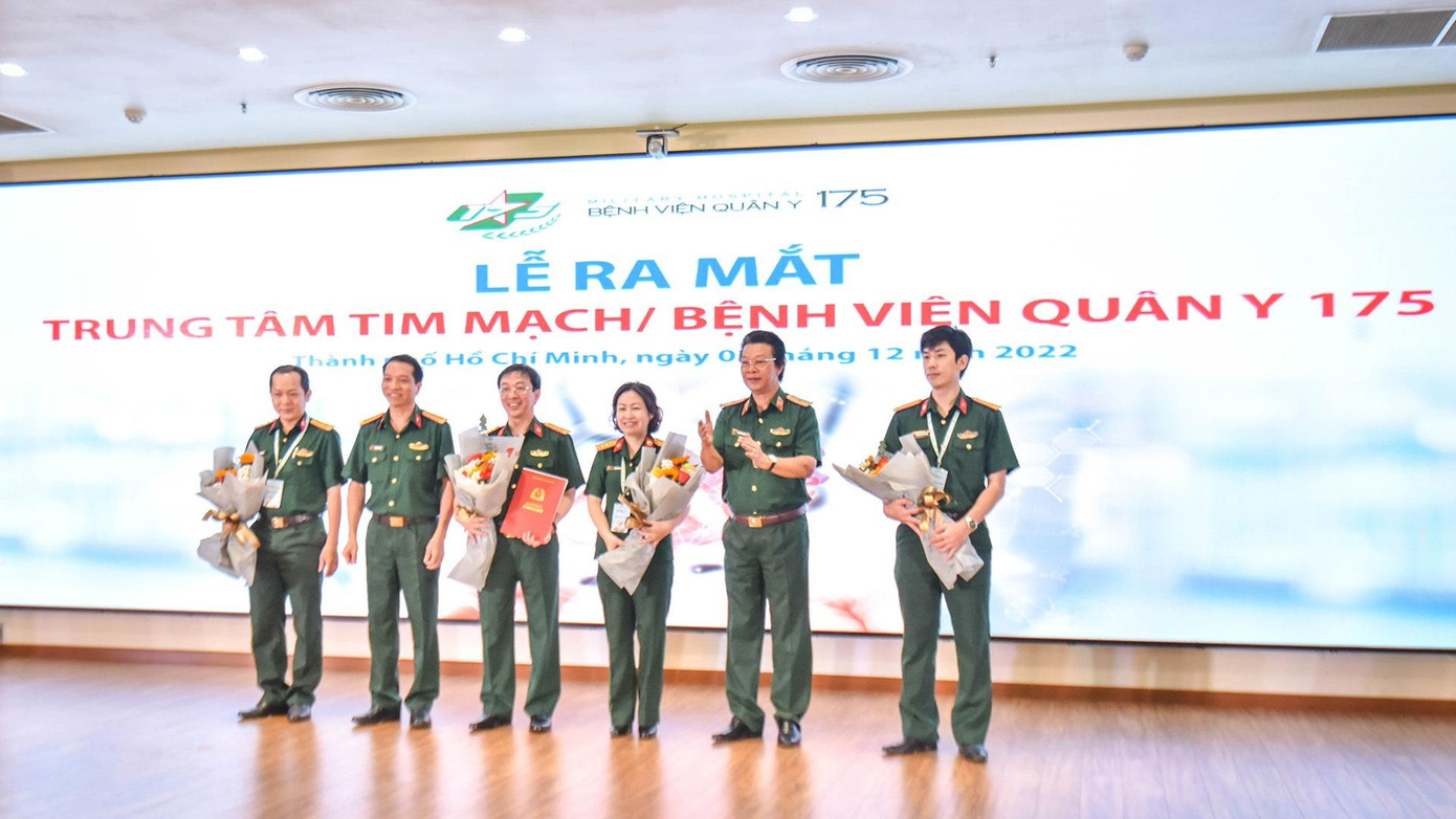 Ngày 2/12 Bệnh viện Quân y 175 đã chính thức ra mắt Trung tâm Tim mạch Ngày 2/12 Bệnh viện Quân y 175 đã chính thức ra mắt Trung tâm Tim mạch