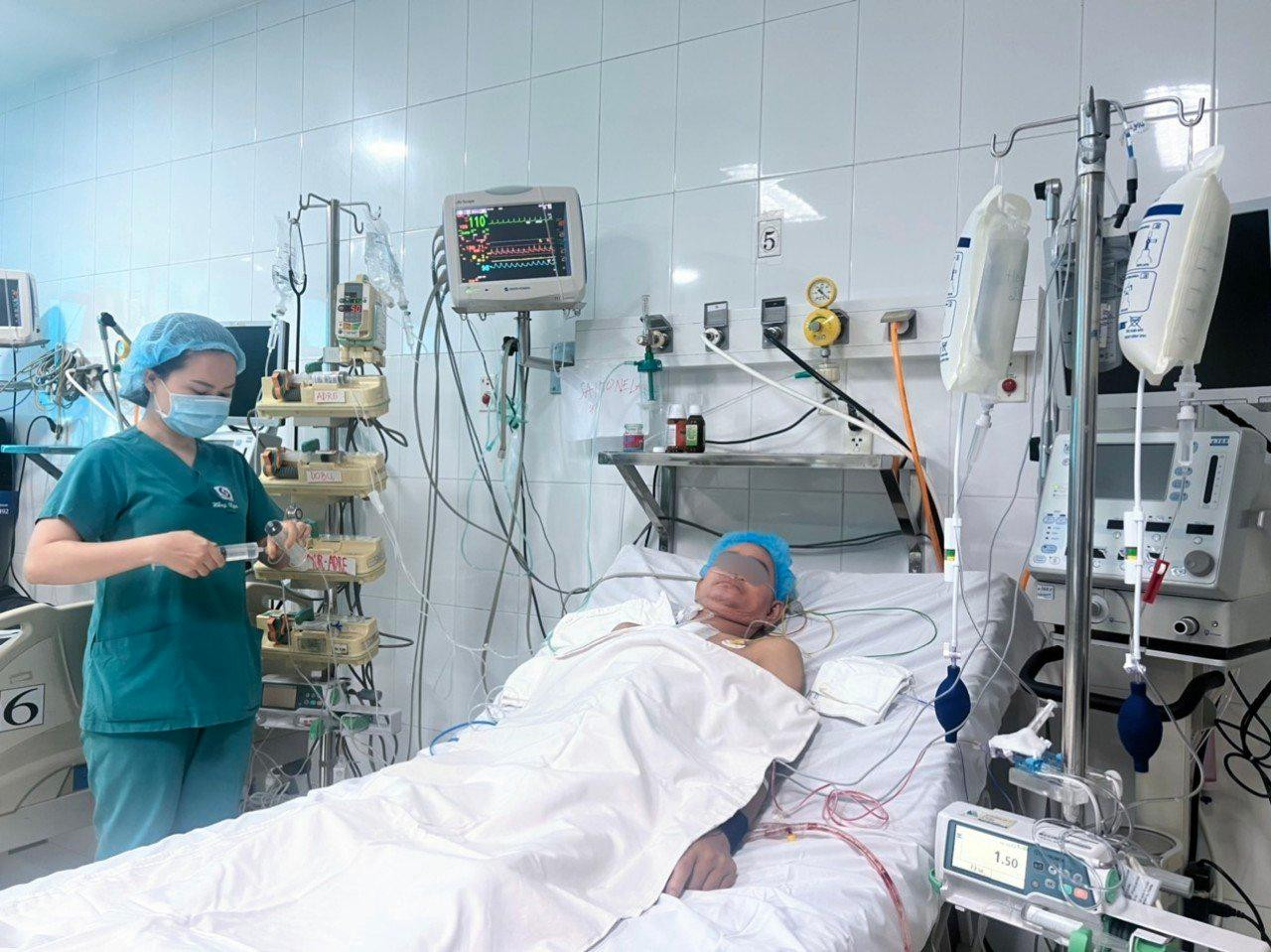 Bệnh nhân đã may mắn được các bác sĩ phát hiện kịp thời tình trạng vỡ tim Bệnh nhân đã may mắn được các bác sĩ phát hiện kịp thời tình trạng vỡ tim