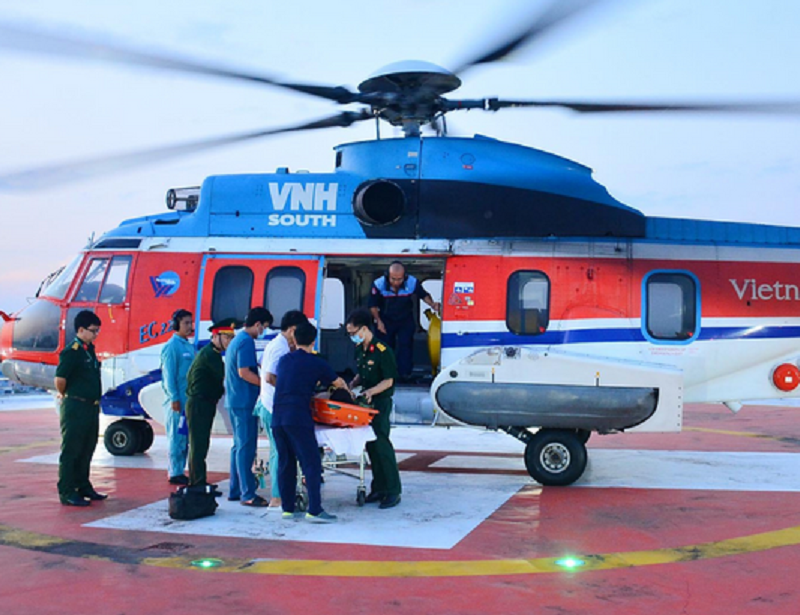 Chuyến bay cấp cứu hạ cánh an toàn xuống nóc tòa nhà Viện Chấn thương Chỉnh hình, Bệnh viện Quân y 175 Chuyến bay cấp cứu hạ cánh an toàn xuống nóc tòa nhà Viện Chấn thương Chỉnh hình, Bệnh viện Quân y 175