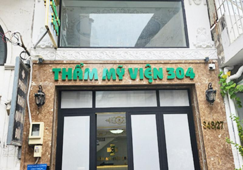 Thẩm mỹ viện 304 nơi bị cơ quan chức năng kiểm tra phát hiện nhiều sai phạm. Thẩm mỹ viện 304 nơi bị cơ quan chức năng kiểm tra phát hiện nhiều sai phạm.