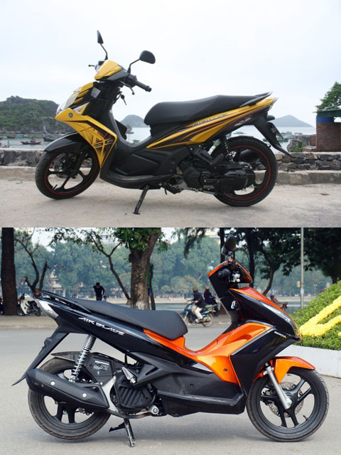 Air Blade 125 tiện dụng hơn Nouvo SX