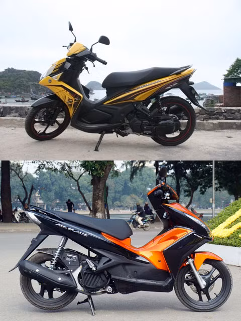 Air Blade 125 tiện dụng hơn Nouvo SX