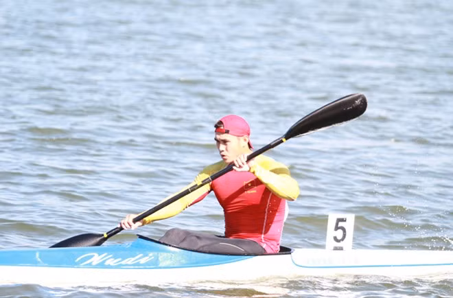 Nguyễn Thành Quang mang về tấm HCB đầu tiên cho đoàn Thể thao Việt Nam trong ngày thi đấu hôm nay. Ảnh: Zing. Nguyễn Thành Quang mang về tấm HCB đầu tiên cho đoàn Thể thao Việt Nam trong ngày thi đấu hôm nay