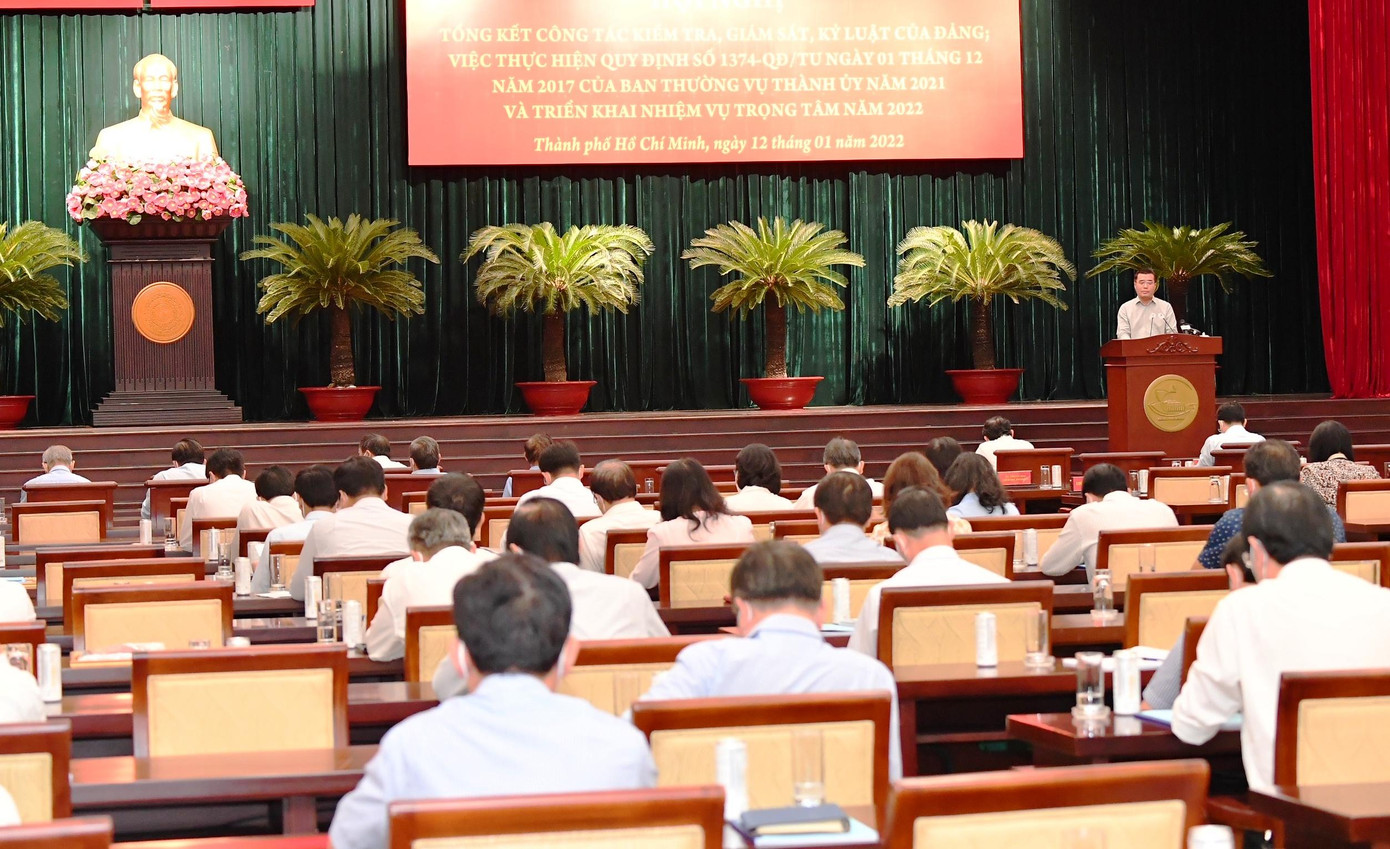 Hội nghị tổng kết của Ủy ban Kiểm tra Thành uỷ TPHCM