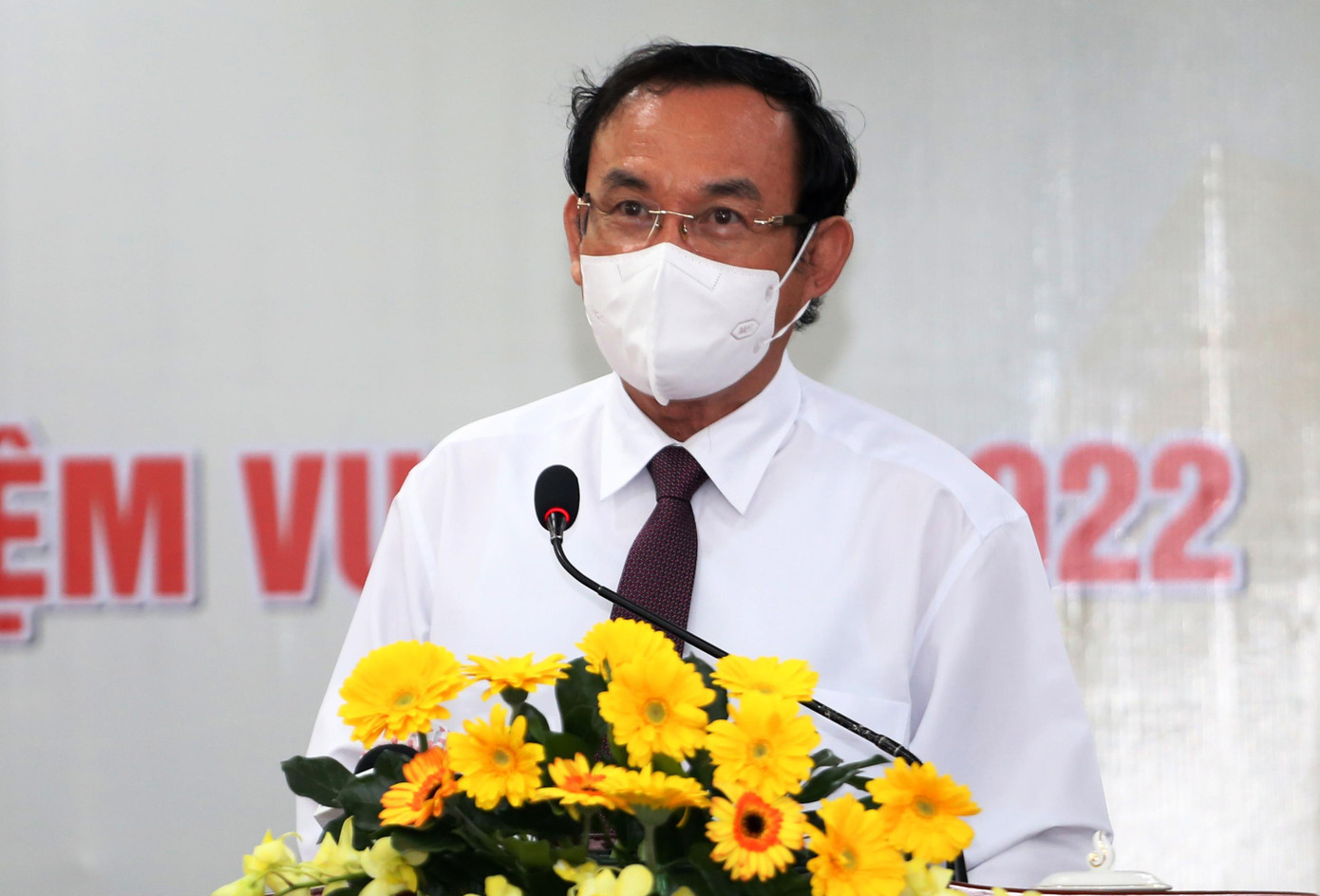 Bí thư Thành uỷ Nguyễn Văn Nên phát biểu chỉ đạo hội nghị