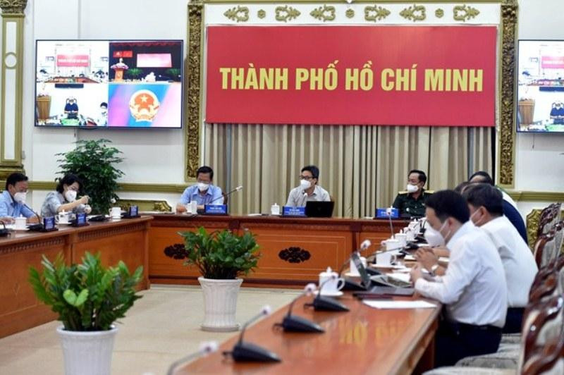 Phó Thủ tướng Vũ Đức Đam làm việc với Ban Chỉ đạo phòng chống dịch COVID-19 TPHCM tại Sở Chỉ huy phòng chống dịch COVID-19 Phó Thủ tướng Vũ Đức Đam làm việc với Ban Chỉ đạo phòng chống dịch COVID-19 TPHCM tại Sở Chỉ huy phòng chống dịch COVID-19