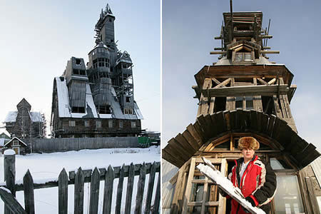 Ngôi nhà nổi ở Ukraine Ngôi nhà nghiêng ở Hà Lan Những căn hộ xếp hình Lego ở Canada Nhà cây nấm tại Ohio Nhà quả cầu ở Canada Chung cư treo tại Hà Lan Nhà Gangster ở Nga Nhà lộn ngược tại Ba Lan Ngôi nhà lập dị ở New York Nhà quay tại Đức, ngôi nhà năng lượng quay về phía mặt trời ấm áp vào mùa đông và quay trở lại cách nhiệt tốt vào mùa hè.