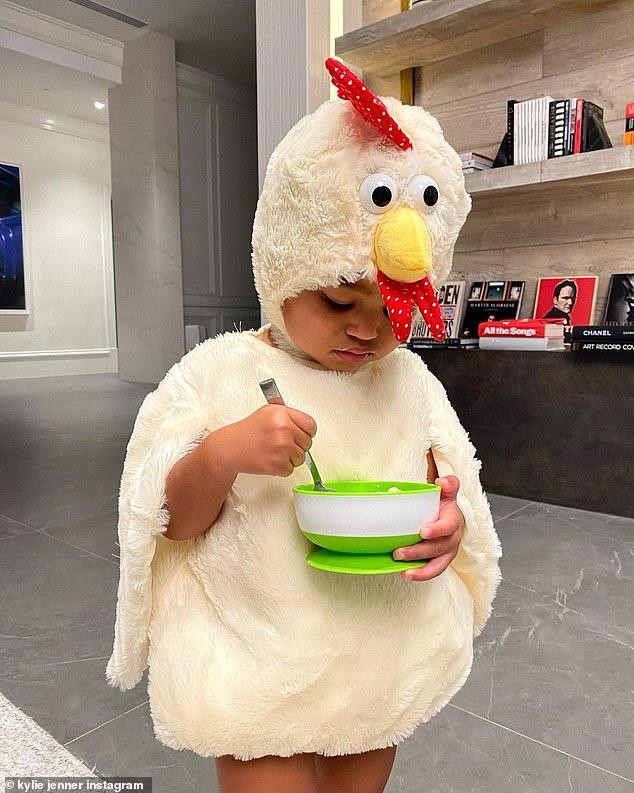 Kylie Jenner hiện là mẹ đơn thân bên con gái Stormi (ảnh, SN 2018). Bé gái là kết quả mối tình của cô và rapper đình đám Travis Scott.