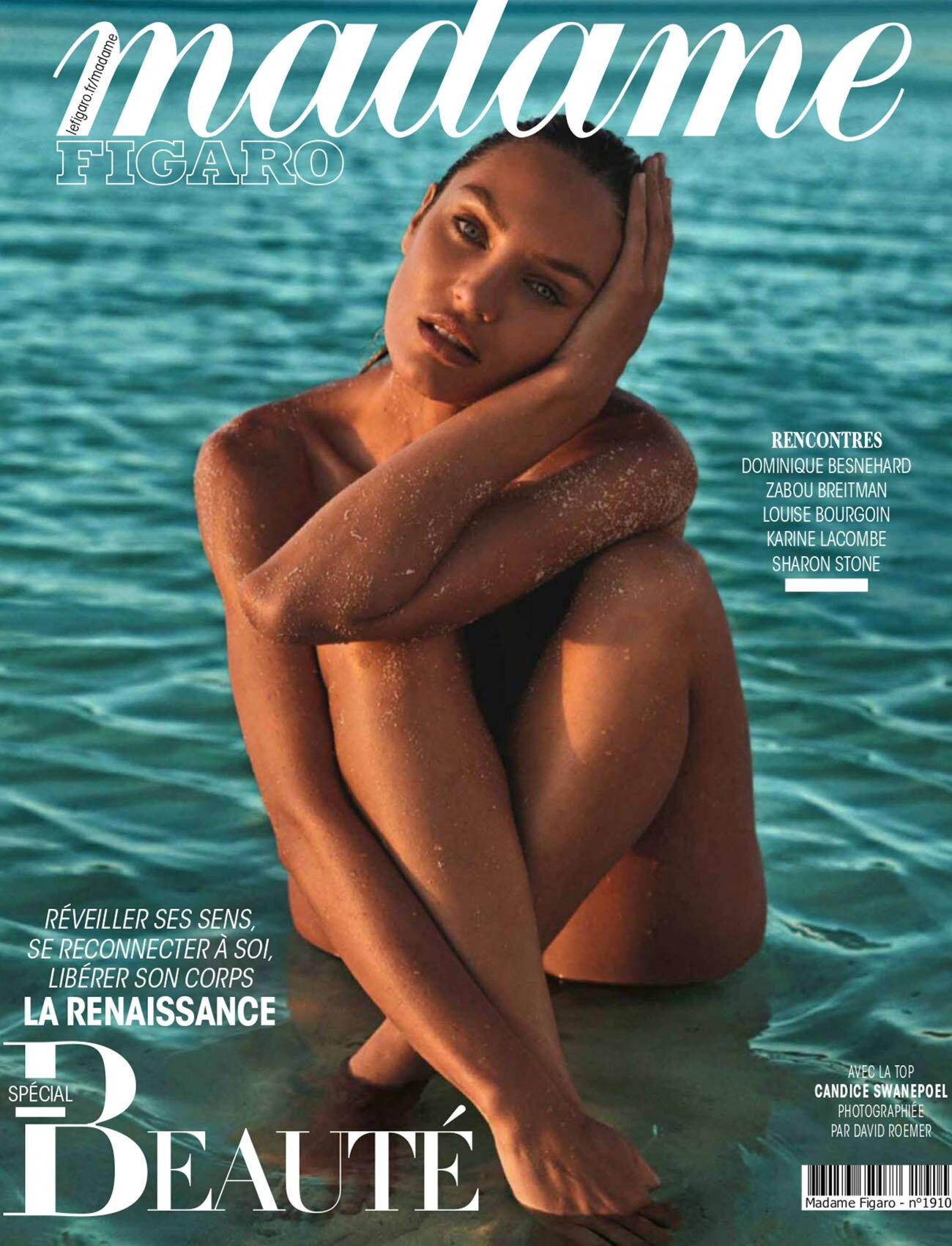 Người đẹp Nam Phi ấn tượng hút hồn trên trang bìa tạp chí khi cởi đồ hoàn toàn, thả dáng đẹp như tạc tượng. Thần thái cực gây mê với ánh mắt như thôi miên người nhìn.