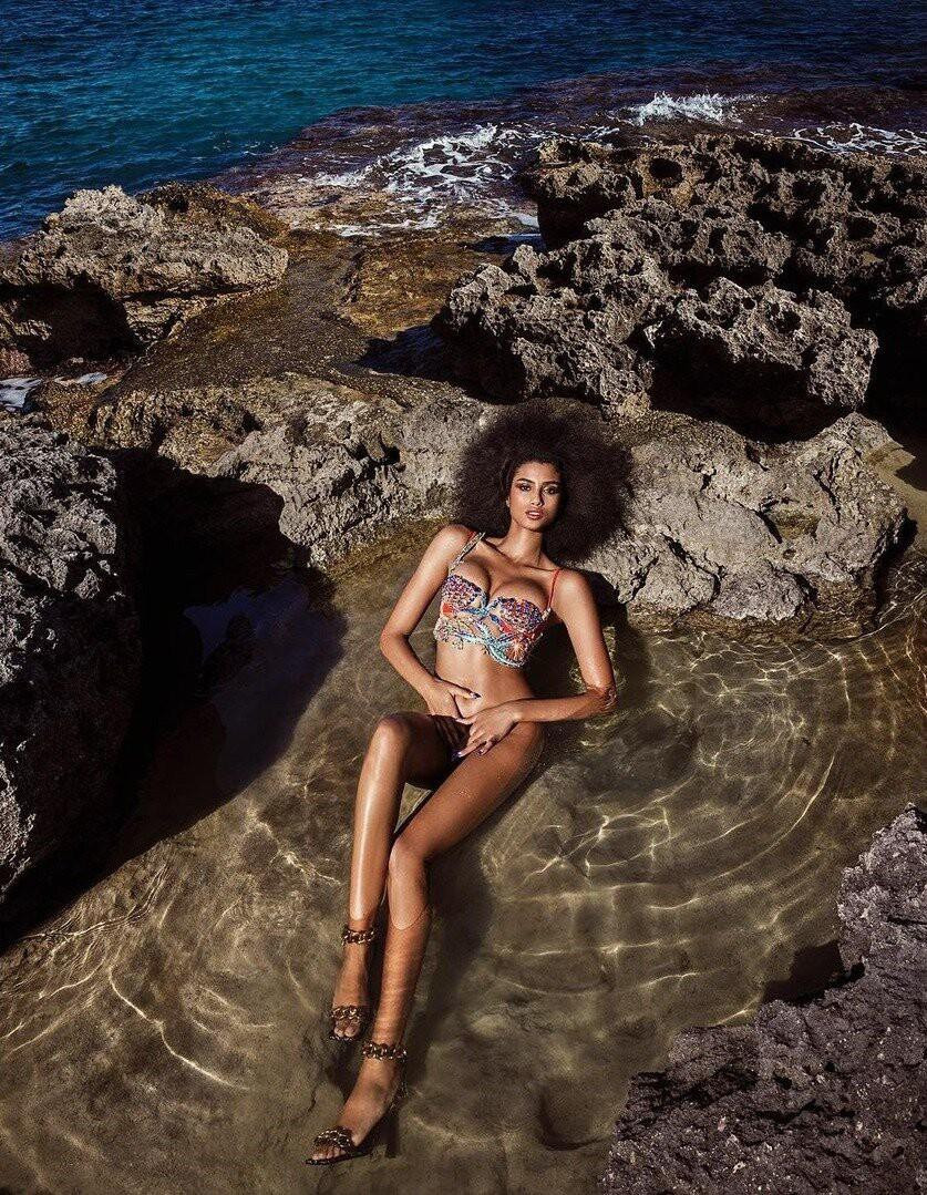 Cô từng làm nên lịch sử khi xuất hiện trên trang bìa Vogue quốc tế nhiều nhất trong năm 2017.