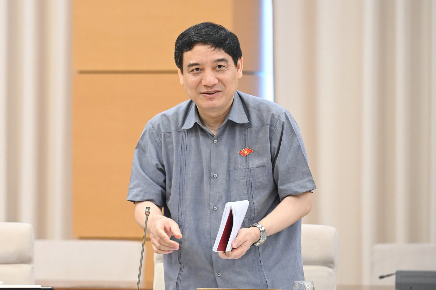 Chủ nhiệm Ủy ban Văn hóa và Xã hội Nguyễn Đắc Vinh. Ảnh: QH.