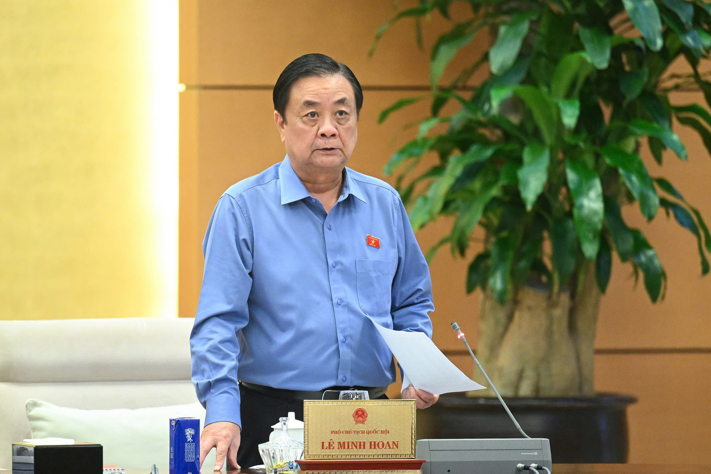 Phó Chủ tịch Quốc hội Lê Minh Hoan. Ảnh: QH. Phó Chủ tịch Quốc hội Lê Minh Hoan. Ảnh: QH.