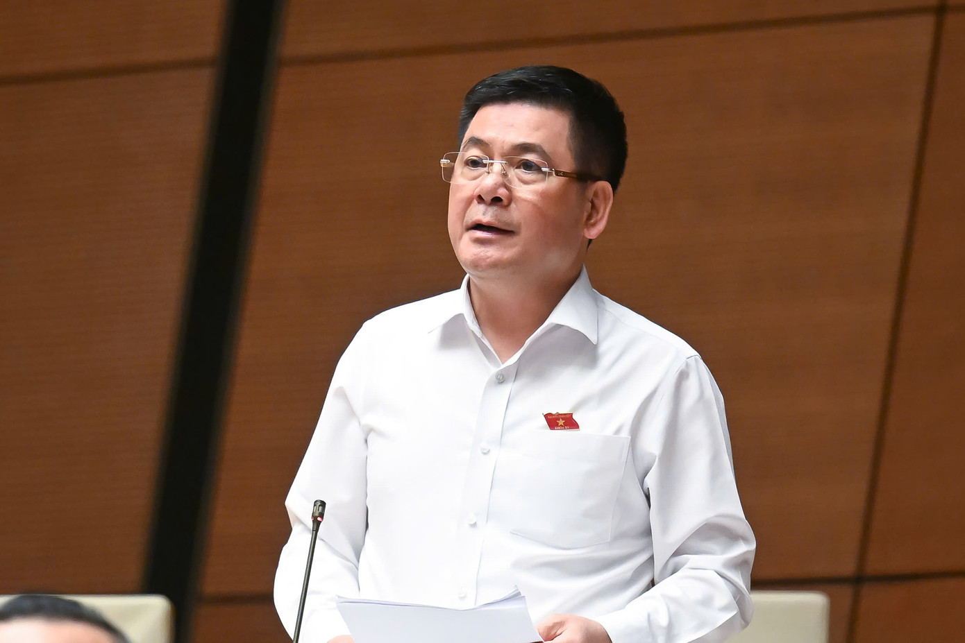 Bộ trưởng Bộ Công Thương Nguyễn Hồng Diên. Ảnh: Như Ý Bộ trưởng Bộ Công Thương Nguyễn Hồng Diên. Ảnh: Như Ý