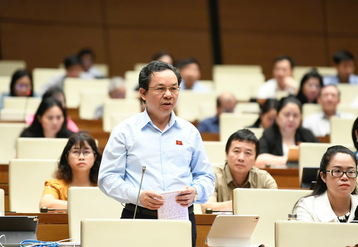 Đại biểu Quốc hội Hoàng Văn Cường (Hà Nội). Ảnh: Như Ý