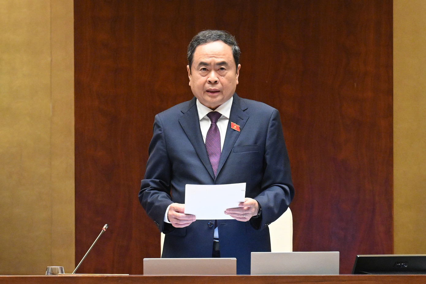 Chủ tịch Quốc hội Trần Thanh Mẫn. Ảnh: QH Chủ tịch Quốc hội Trần Thanh Mẫn. Ảnh: QH