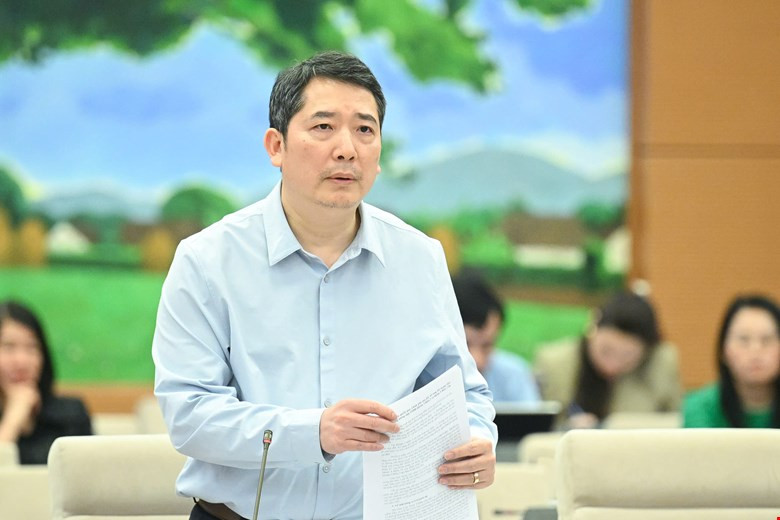 Thứ trưởng Bộ Tài chính Cao Anh Tuấn. Ảnh: QH.