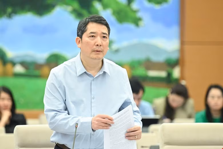 Thứ trưởng Bộ Tài chính Cao Anh Tuấn. Ảnh: QH.