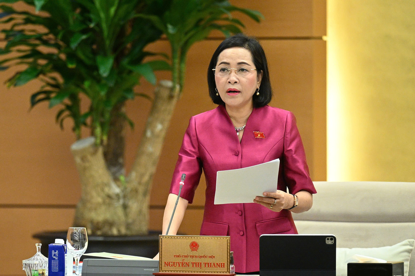 Phó Chủ tịch Quốc hội Nguyễn Thị Thanh. Ảnh: QH Phó Chủ tịch Quốc hội Nguyễn Thị Thanh. Ảnh: QH