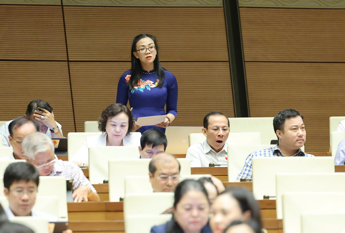 Đại biểu Trịnh Thị Tú Anh. Ảnh: Như Ý Đại biểu Trịnh Thị Tú Anh. Ảnh: Như Ý