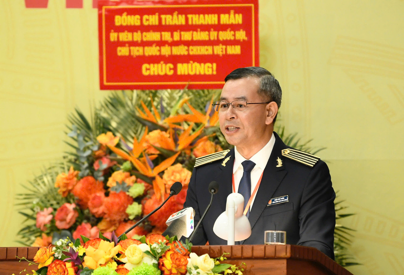 Bí thư Đảng ủy - Tổng Kiểm toán Nhà nước Ngô Văn Tuấn phát biểu khai mạc. Ảnh: Như Ý Bí thư Đảng ủy - Tổng Kiểm toán Nhà nước Ngô Văn Tuấn phát biểu khai mạc. Ảnh: Như Ý