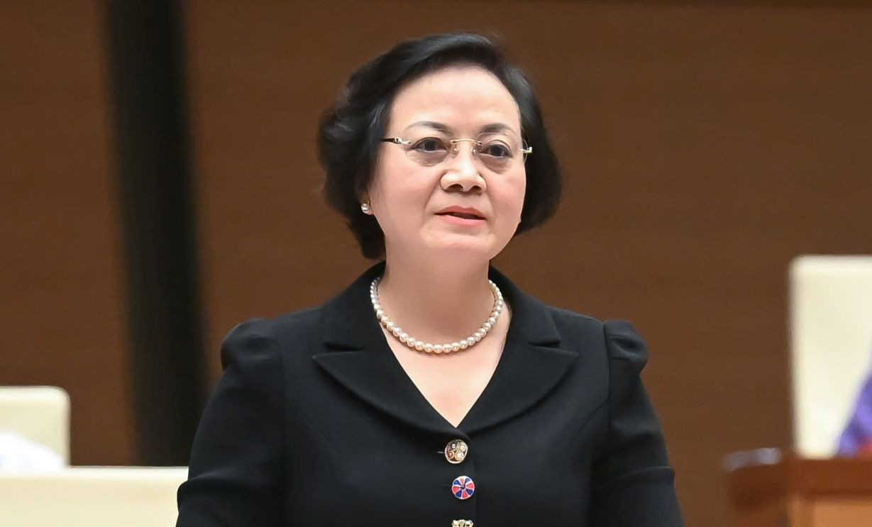 Bộ trưởng Bộ Nội vụ Phạm Thị Thanh Trà. Ảnh: QH