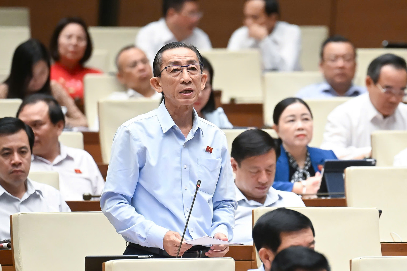 Đại biểu Quốc hội Trần Hoàng Ngân. Ảnh: QH