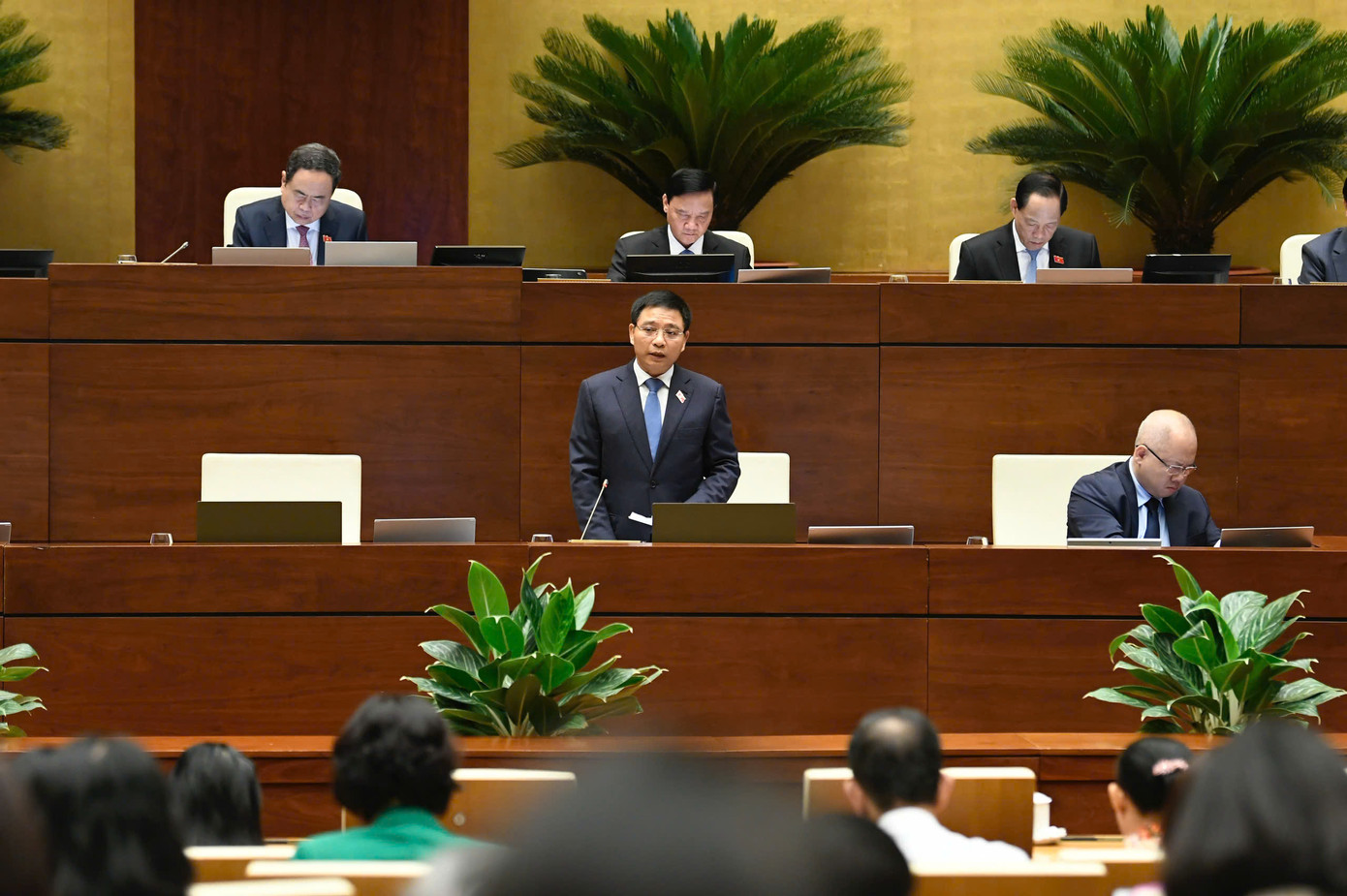 Bộ trưởng Tài chính Nguyễn Văn Thắng. Ảnh: Như Ý.