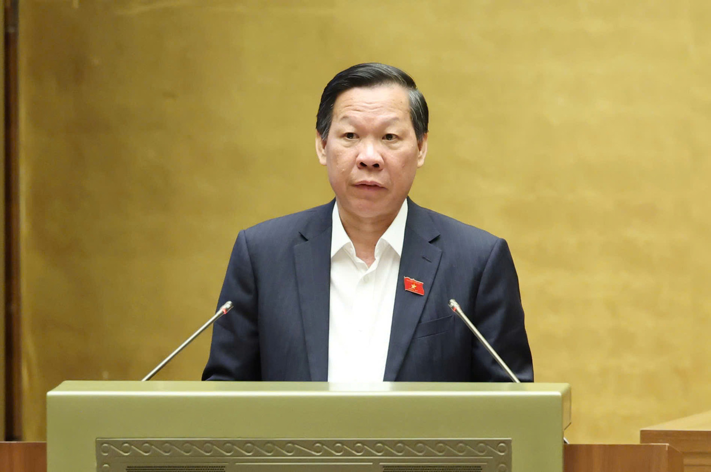 Chủ nhiệm Ủy ban Kinh tế và Tài chính Phan Văn Mãi. Ảnh: Nhật Minh.