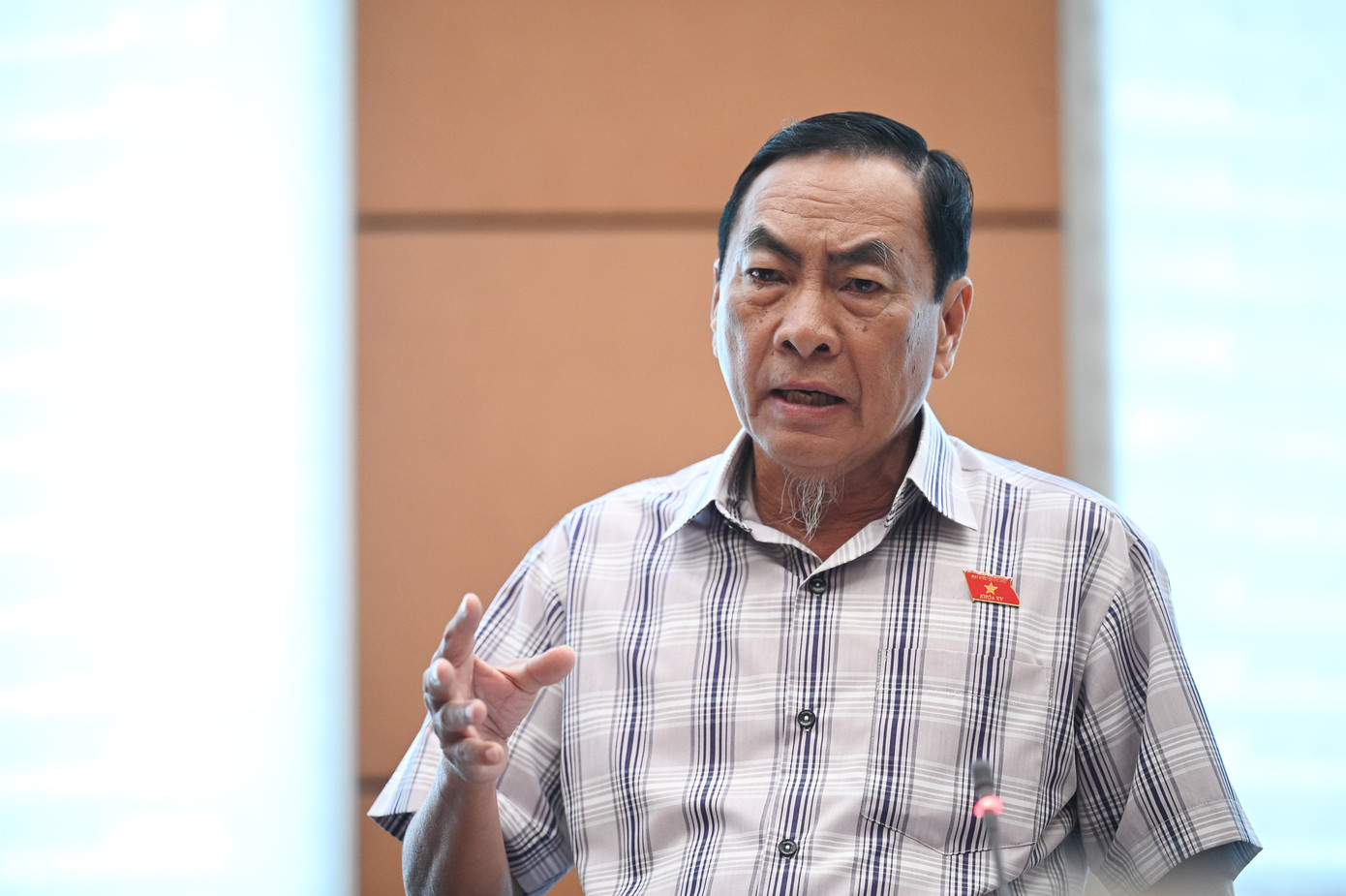 Đại biểu Quốc hội Phạm Văn Hòa. Ảnh: QH