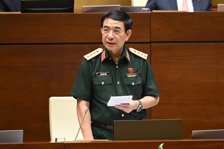 Đại tướng Phan Văn Giang, Bộ trưởng Bộ Quốc phòng. Ảnh: QH.