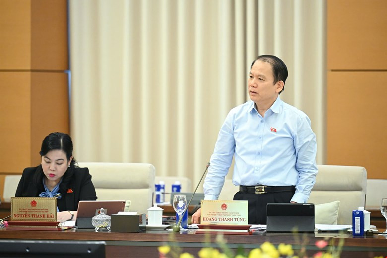 Chủ nhiệm Ủy ban Pháp luật và Tư pháp Hoàng Thanh Tùng. Ảnh: QH.