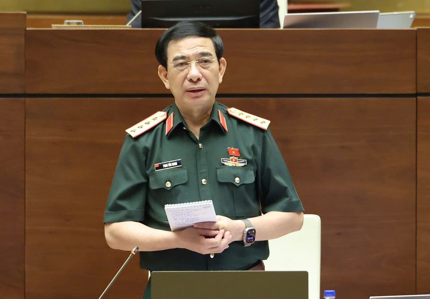 Đại tướng Phan Văn Giang, Bộ trưởng Bộ Quốc phòng. Ảnh: Như Ý