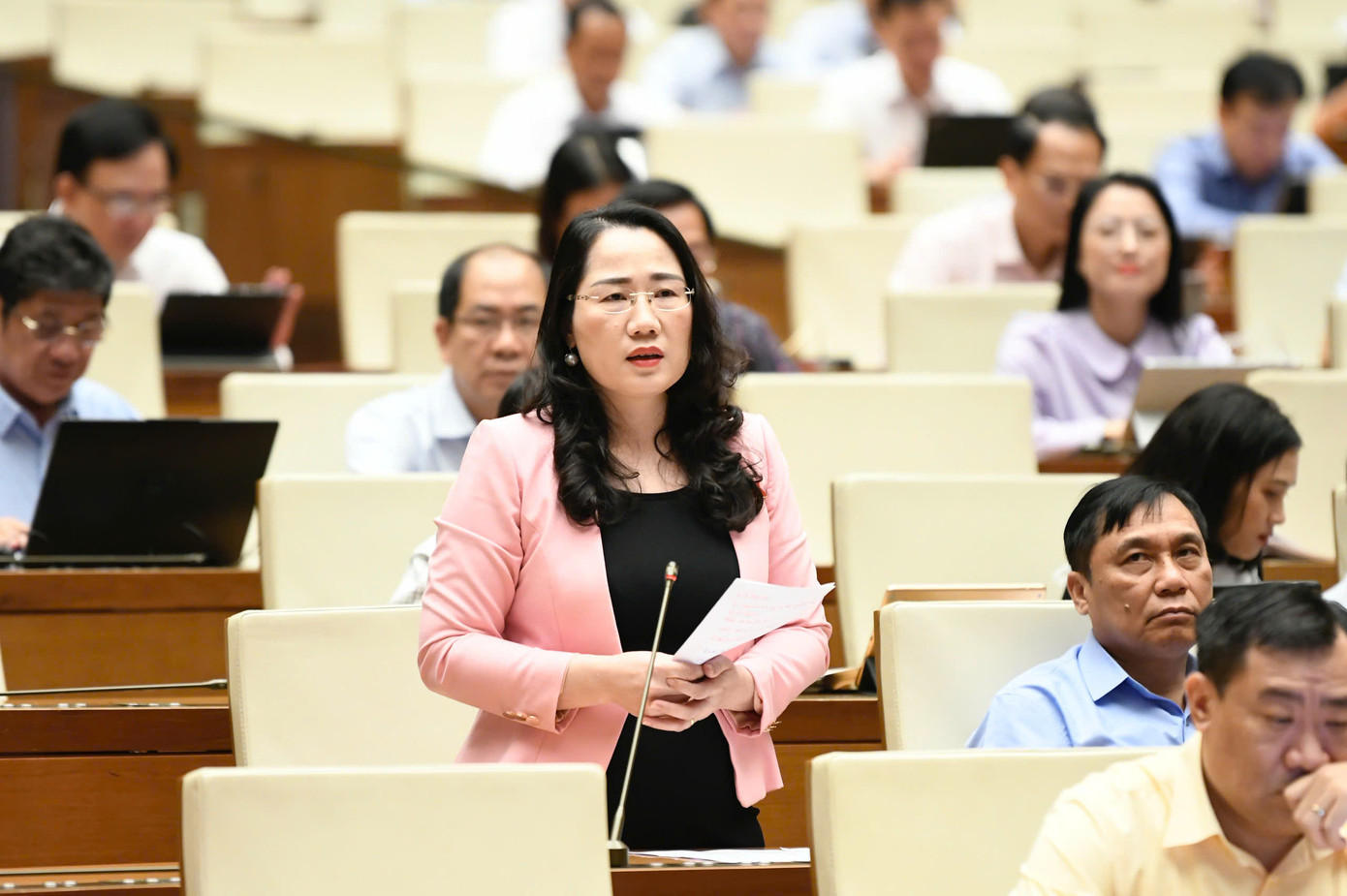 Đại biểu Nguyễn Thị Thủy (Bắc Kạn). Ảnh: Như Ý Đại biểu Nguyễn Thị Thủy (Bắc Kạn). Ảnh: Như Ý