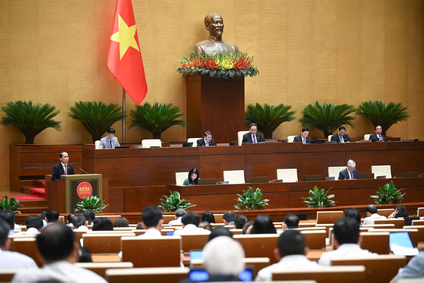 Quang cảnh phiên họp chiều 13/6. Ảnh: VT Quang cảnh phiên họp chiều 13/6. Ảnh: VT