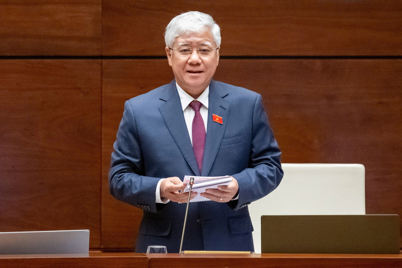 Chủ tịch Uỷ ban Trung ương Mặt trận Tổ quốc Việt Nam Đỗ Văn Chiến. Ảnh: VT Chủ tịch Uỷ ban Trung ương Mặt trận Tổ quốc Việt Nam Đỗ Văn Chiến. Ảnh: VT